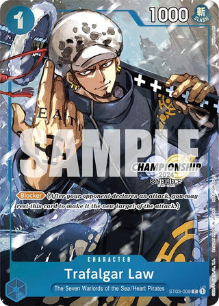 Trafalgar Law - ST03-008 (CS 2024 Event Pack Finalist) (3008) (OP-PR) - One Piece Card Game Single
