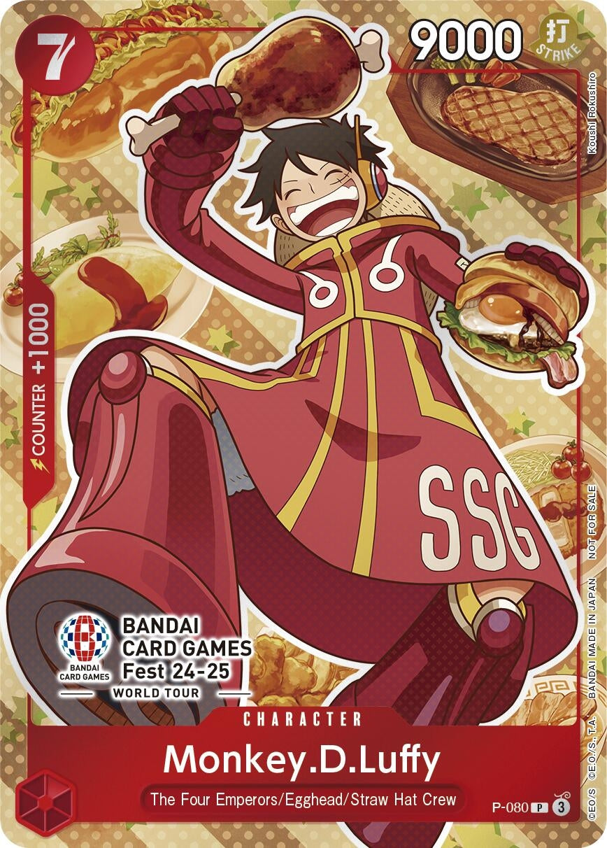Monkey.D.Luffy (Bandai Card Games Fest 24-25) (80) (OP-PR) - One Piece Card Game Single