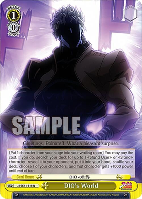 DIO’s World (4118) [JJ] - Weiss Schwarz Single