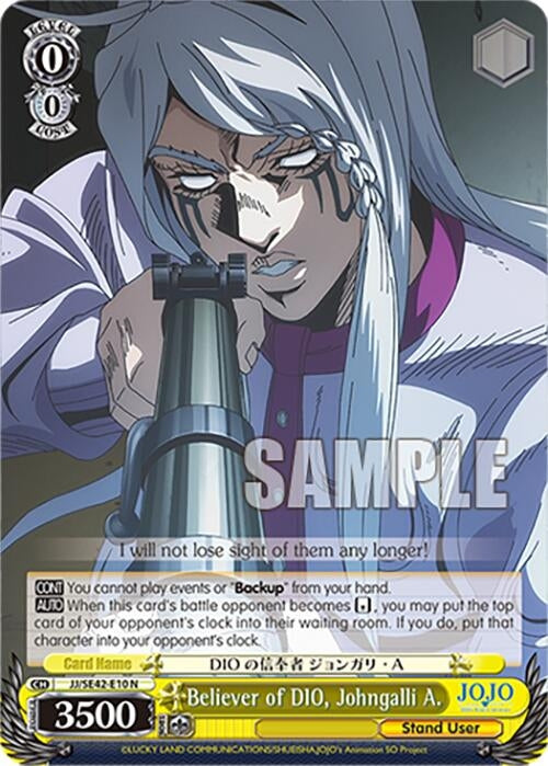 Believer of DIO Johngalli A. (4210) [JJ] - Weiss Schwarz Single