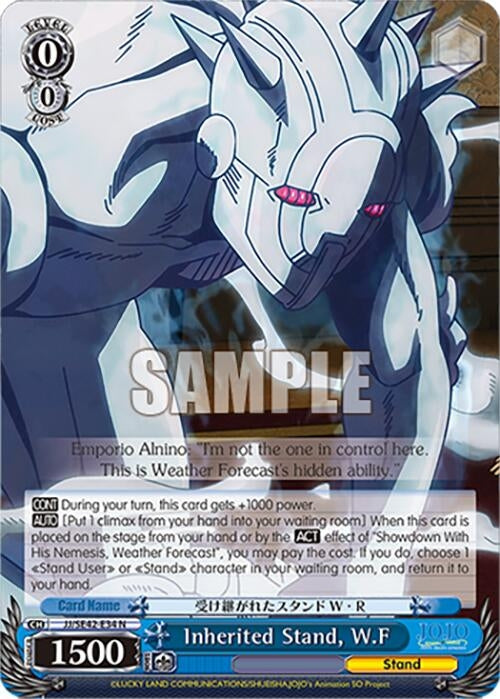 Inherited Stand W.F (4234) [JJ] - Weiss Schwarz Single