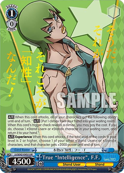 True ’Intelligence’ F.F. (JJR) (4245) [JJ] - Weiss Schwarz Single
