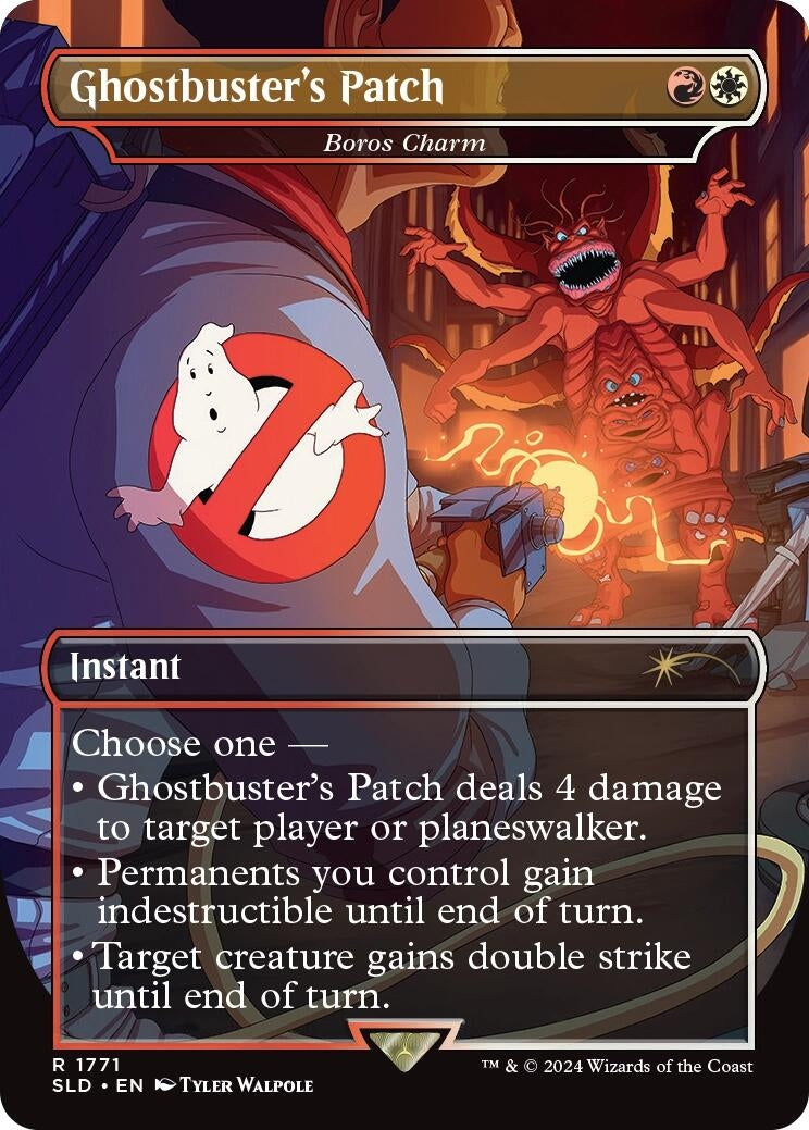 Ghostbuster’s Patch - Boros Charm (1771) [SLD] - MTG Single