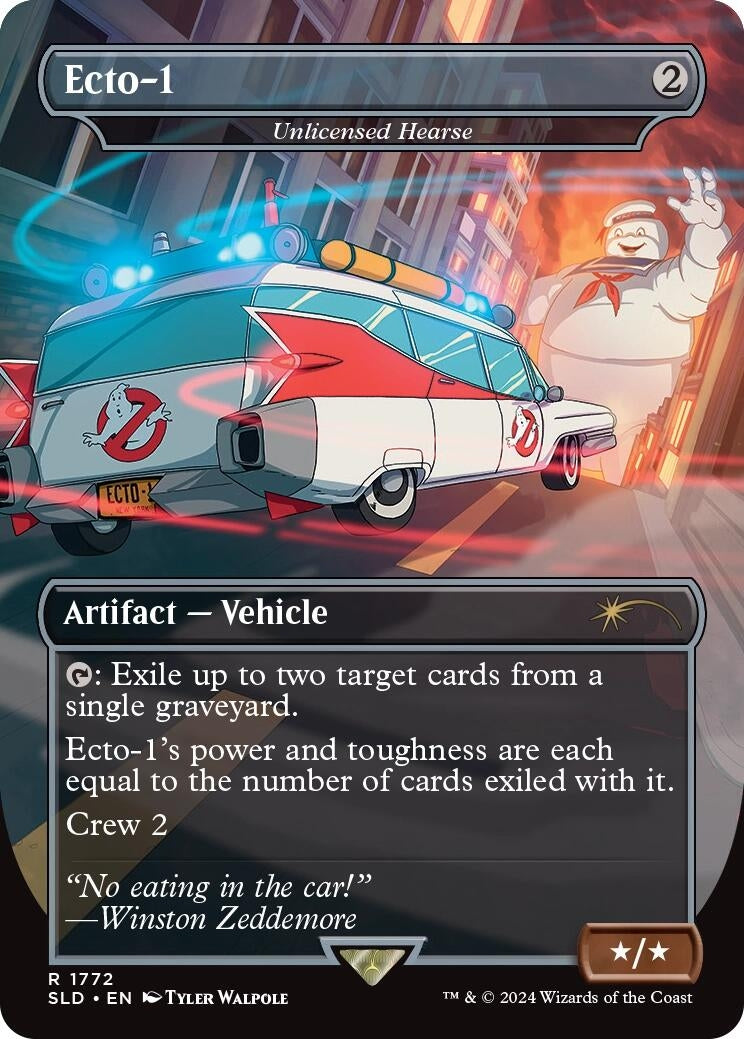 Ecto-1 - Unlicensed Hearse (1772) [SLD] - MTG Single