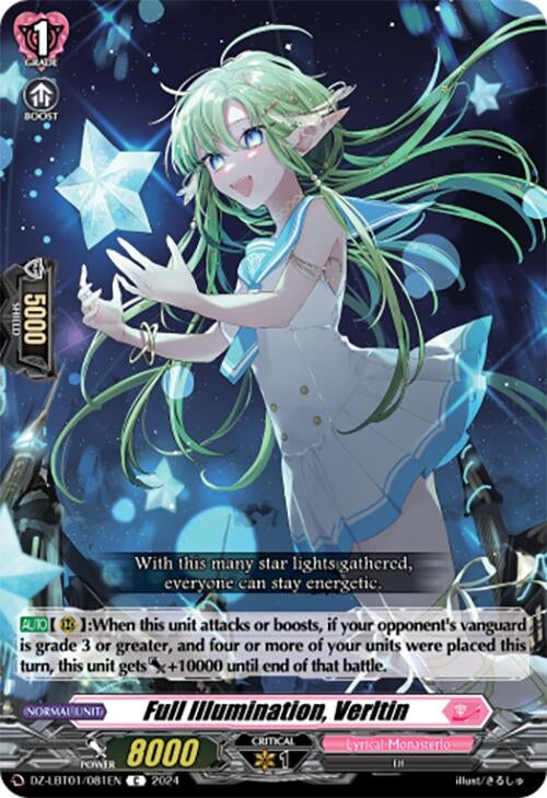 Full Illumination Verltin (1081) [DZ-LBT01] - Cardfight Vanguard Single