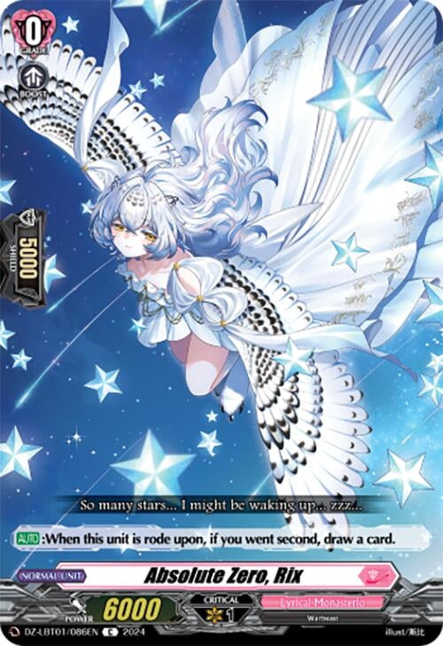Absolute Zero Rix (1086) [DZ-LBT01] - Cardfight Vanguard Single