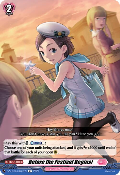 Before the Festival Begins! (1097) [DZ-LBT01] - Cardfight Vanguard Single