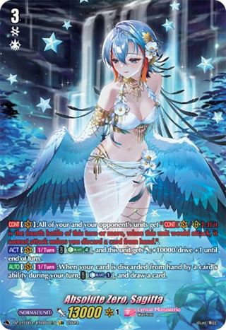 Absolute Zero Sagitta (LSR) (101) [DZ-LBT01] - Cardfight Vanguard Single