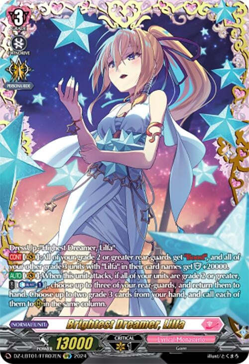 Brightest Dreamer Lilfa (FFR) (107) [DZ-LBT01] - Cardfight Vanguard Single