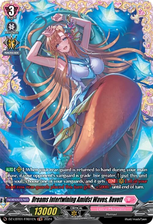 Dreams Intertwining Amidst Waves Revett (FR) (101) [DZ-LBT01] - Cardfight Vanguard Single