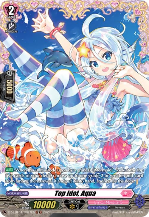 Top Idol Aqua (FR) (107) [DZ-LBT01] - Cardfight Vanguard Single