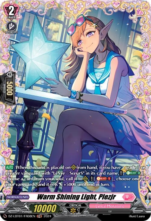 Warm Shining Light Plezjr (FR) (108) [DZ-LBT01] - Cardfight Vanguard Single