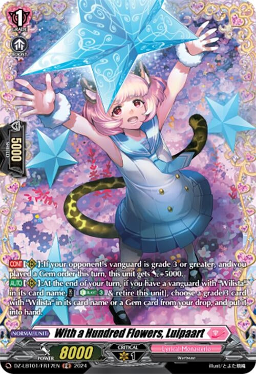 With a Hundred Flowers Luipaart (FR) (117) [DZ-LBT01] - Cardfight Vanguard Single