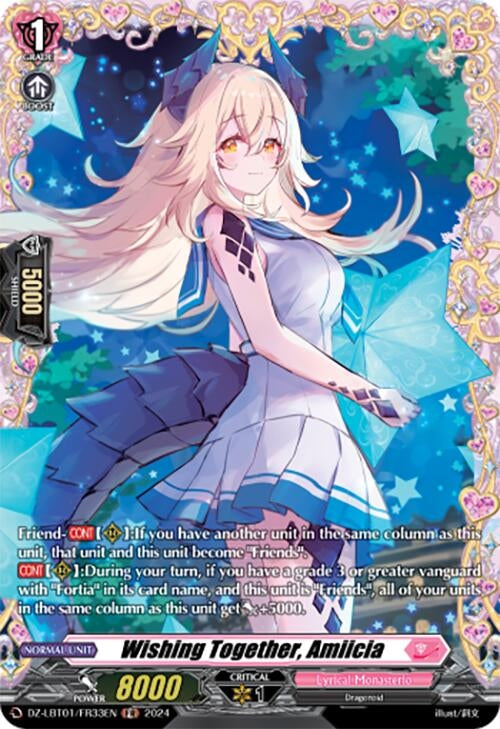 Wishing Together Amiicia (FR) (133) [DZ-LBT01] - Cardfight Vanguard Single