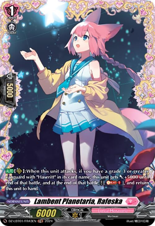 Lambent Planetaria Rafeska (FR) (143) [DZ-LBT01] - Cardfight Vanguard Single