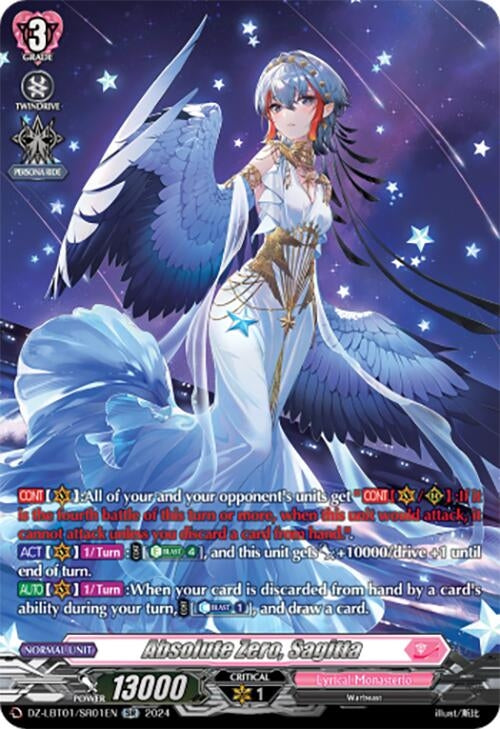 Absolute Zero Sagitta (SR) (101) [DZ-LBT01] - Cardfight Vanguard Single