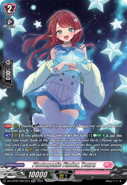 Photogenic Finder Teurn (SR) (115) [DZ-LBT01] - Cardfight Vanguard Single