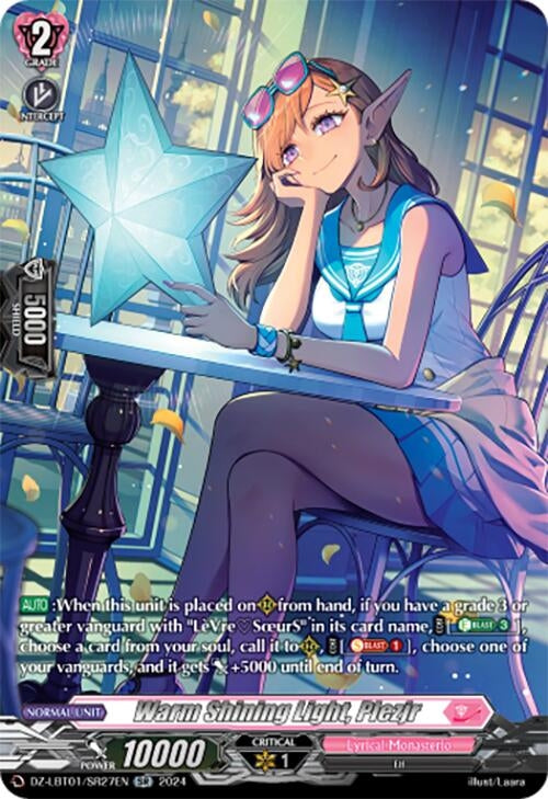 Warm Shining Light Plezjr (SR) (127) [DZ-LBT01] - Cardfight Vanguard Single