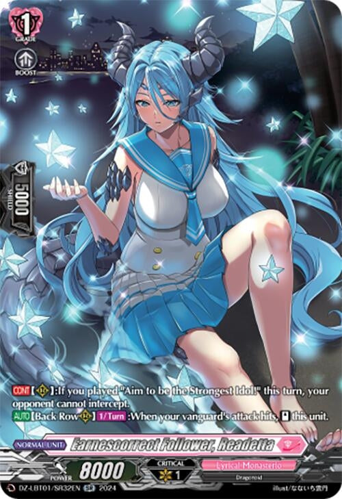 Earnescorrect Follower Readetta (SR) (132) [DZ-LBT01] - Cardfight Vanguard Single