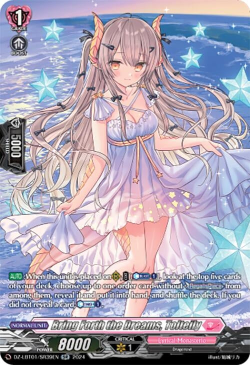 Bring Forth the Dreams Tolteily (SR) (139) [DZ-LBT01] - Cardfight Vanguard Single