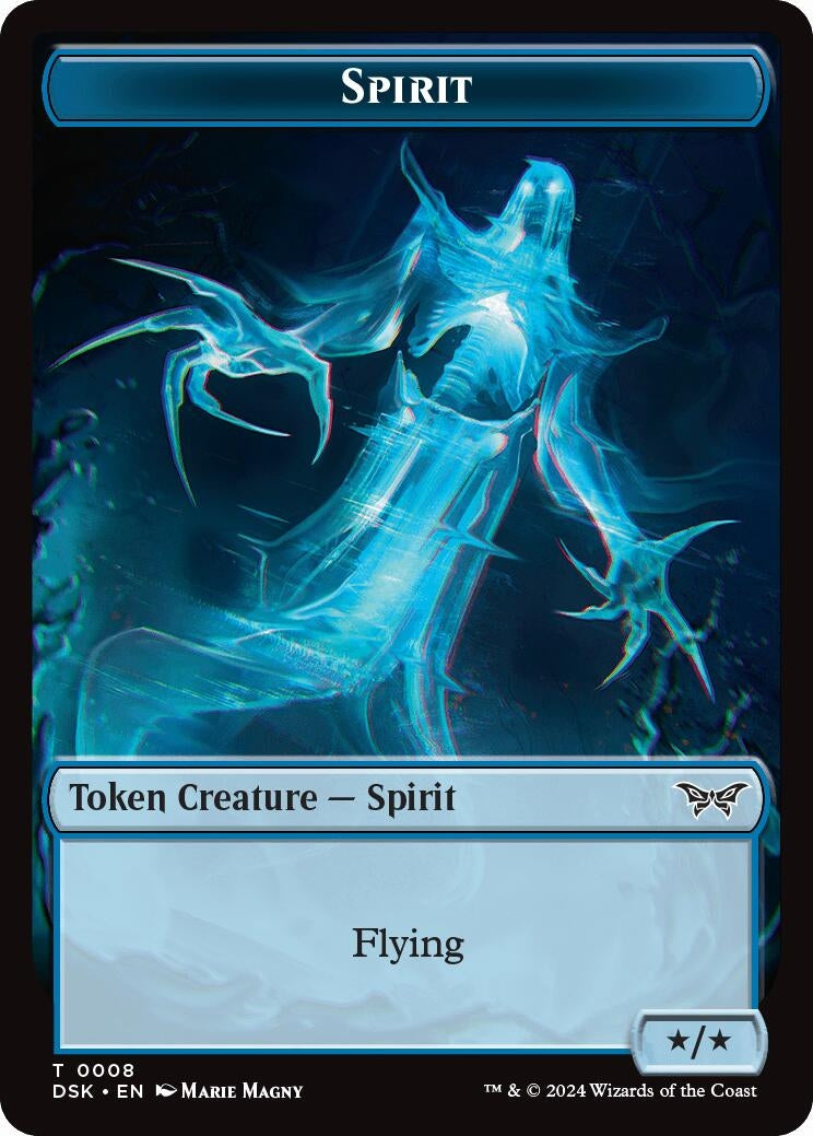 Spirit (8) // Gremlin Double-Sided Token (8) [DSK] - MTG Single
