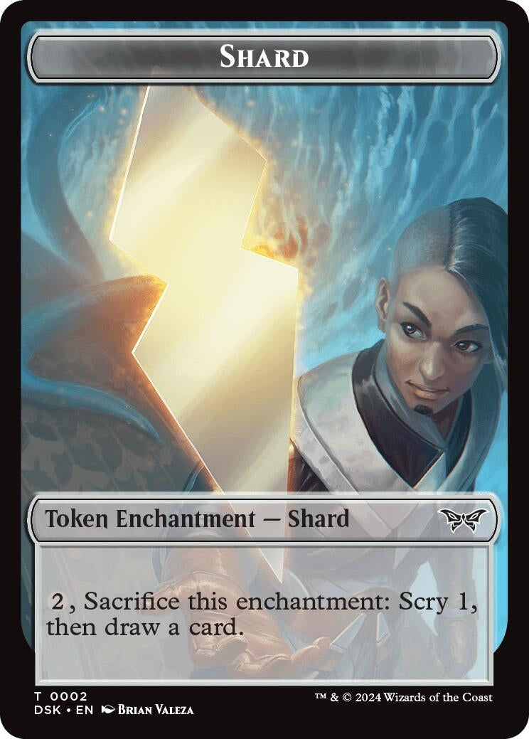 Shard Token (2) [DSK] - MTG Single