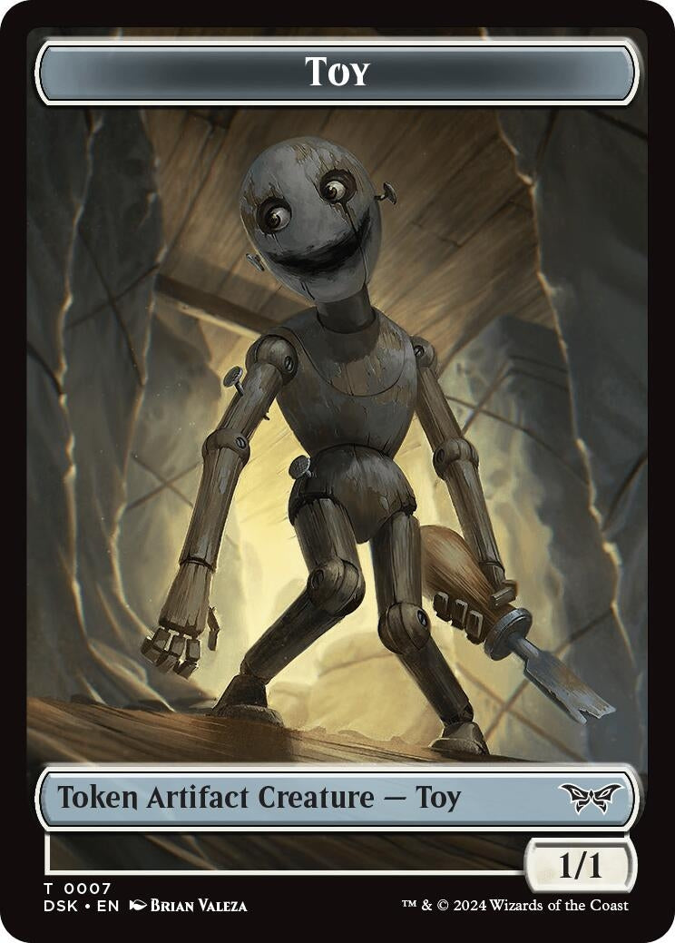 Toy // Manifest Double-Sided Token (7) [DSK] - MTG Single