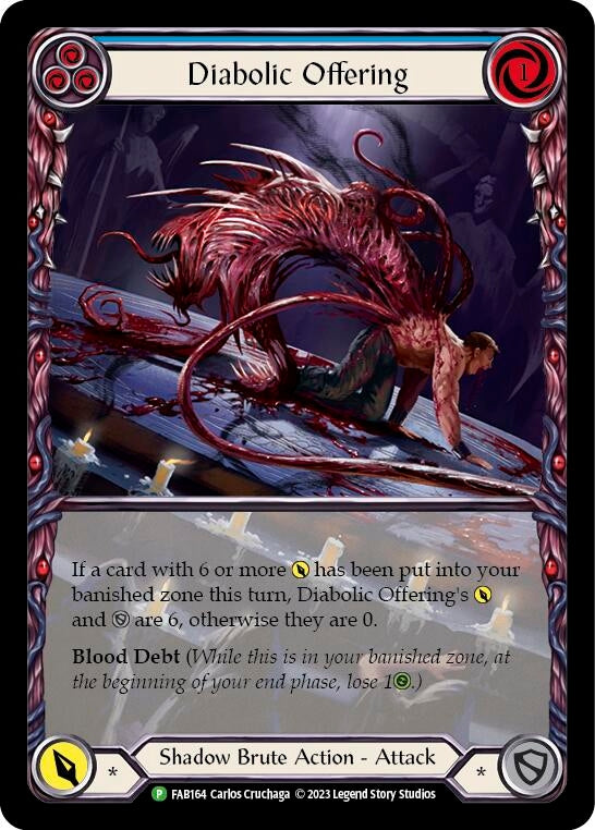 Diabolic Offering - FAB164 (164) [PR] - Flesh and Blood TCG Single