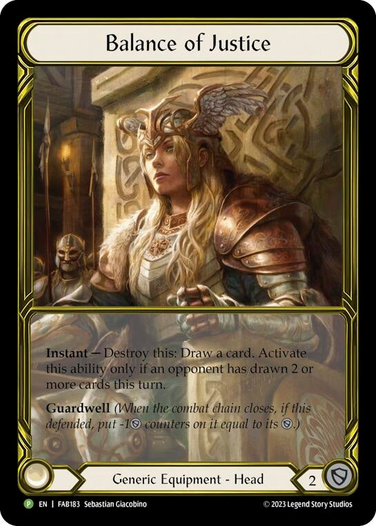 Balance of Justice - FAB183 (183) [PR] - Flesh and Blood TCG Single