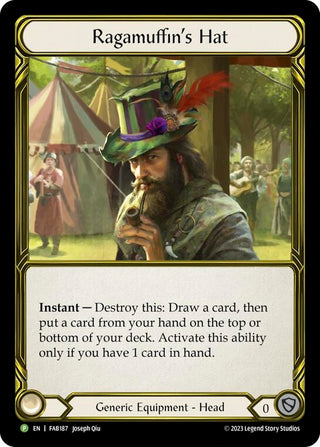 Ragamuffin’s Hat - FAB187 (187) [PR] - Flesh and Blood TCG Single