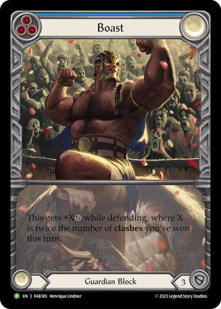 Boast - FAB189 (189) [PR] - Flesh and Blood TCG Single