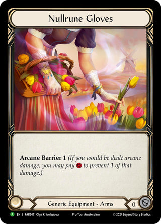 Nullrune Gloves - FAB247 (247) [PR] - Flesh and Blood TCG Single