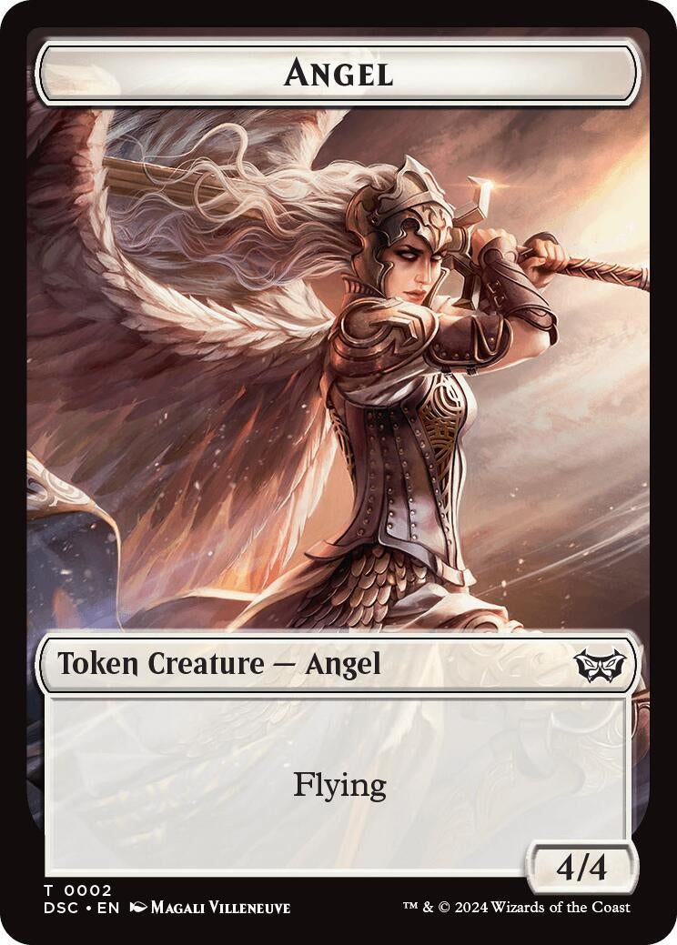 Angel // Treasure Double-Sided Token (2) [CSK] - MTG Single