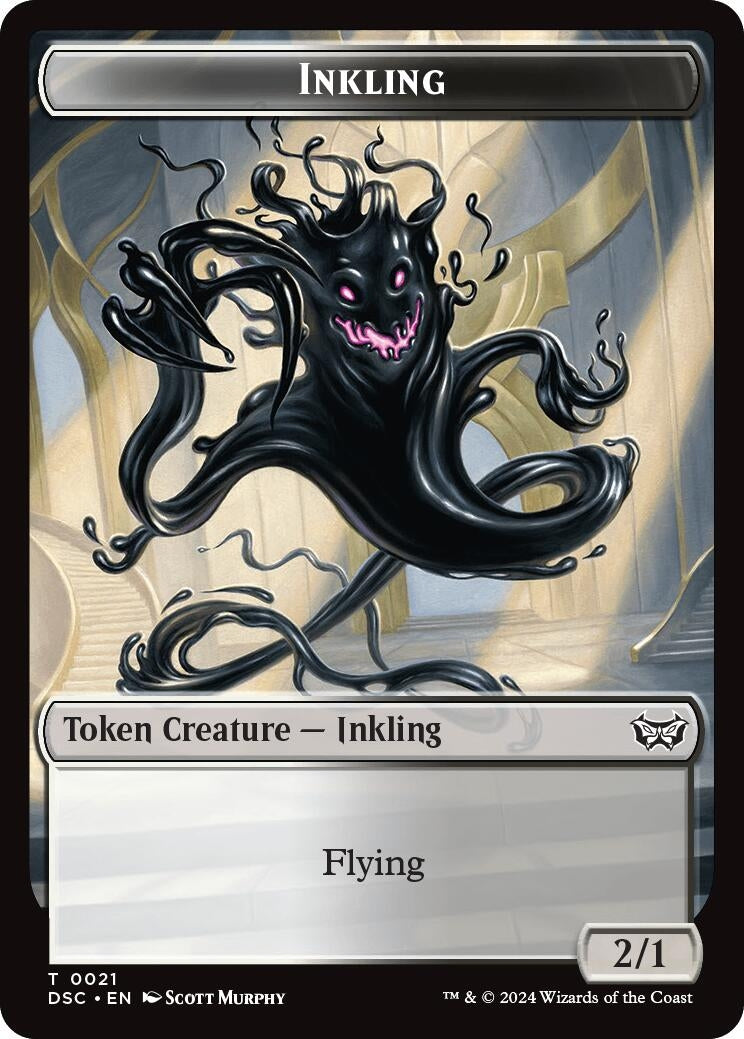 Inkling // Scarecrow Double-Sided Token (21) [CSK] - MTG Single