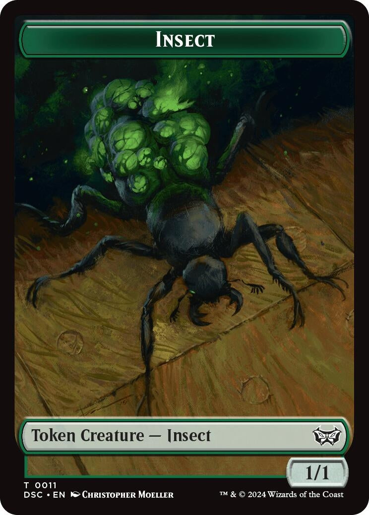Insect (11) // Shapeshifter Double-Sided Token (11) [CSK] - MTG Single