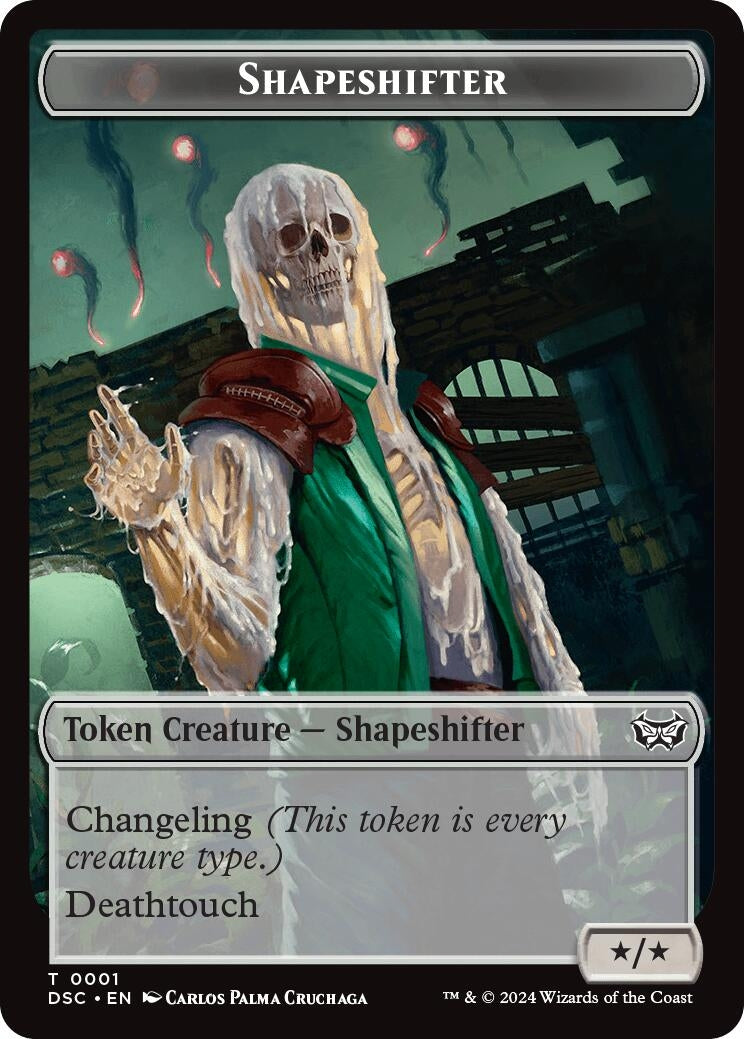 Shapeshifter // Insect (22) Double-Sided Token (1) [CSK] - MTG Single