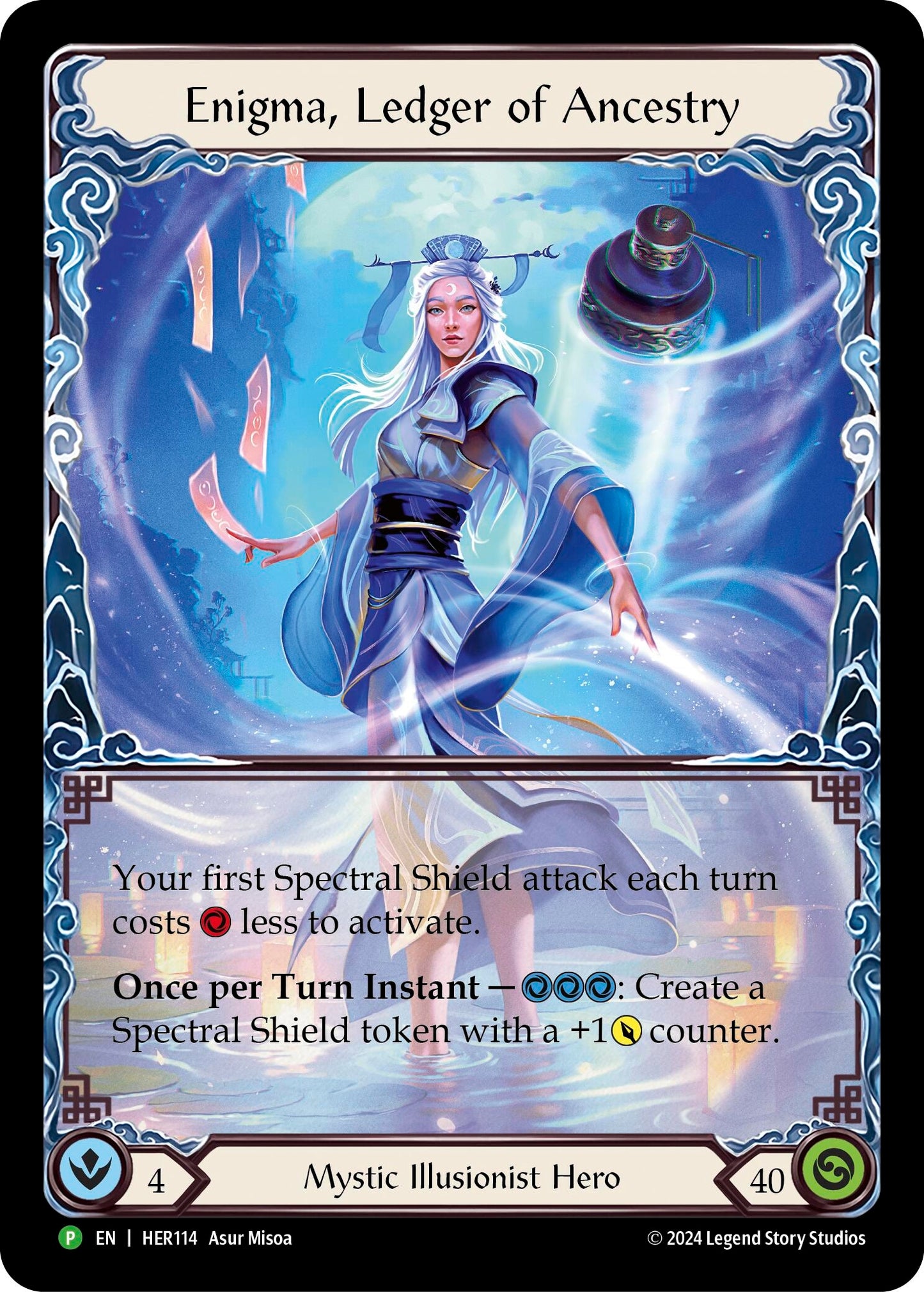 Enigma Ledger of Ancestry - HER114 (114) [PR] - Flesh and Blood TCG Single