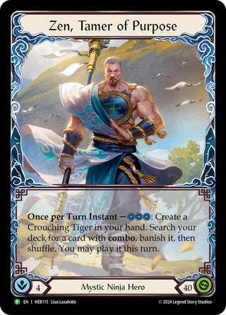 Image for Zen, Tamer of Purpose - HER115 (HER115) - Flesh and Blood TCG
