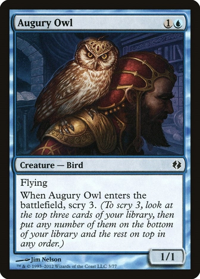 Augury Owl (3) [DDI] - MTG Single