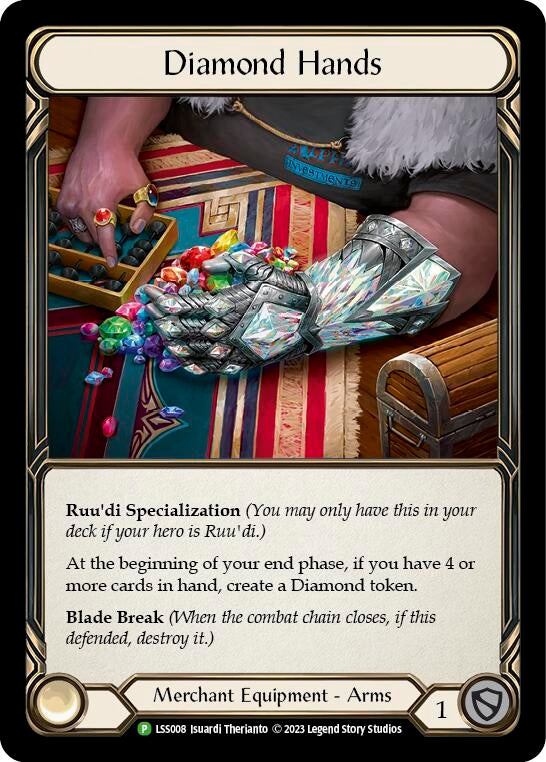 Diamond Hands (8) [PR] - Flesh and Blood TCG Single