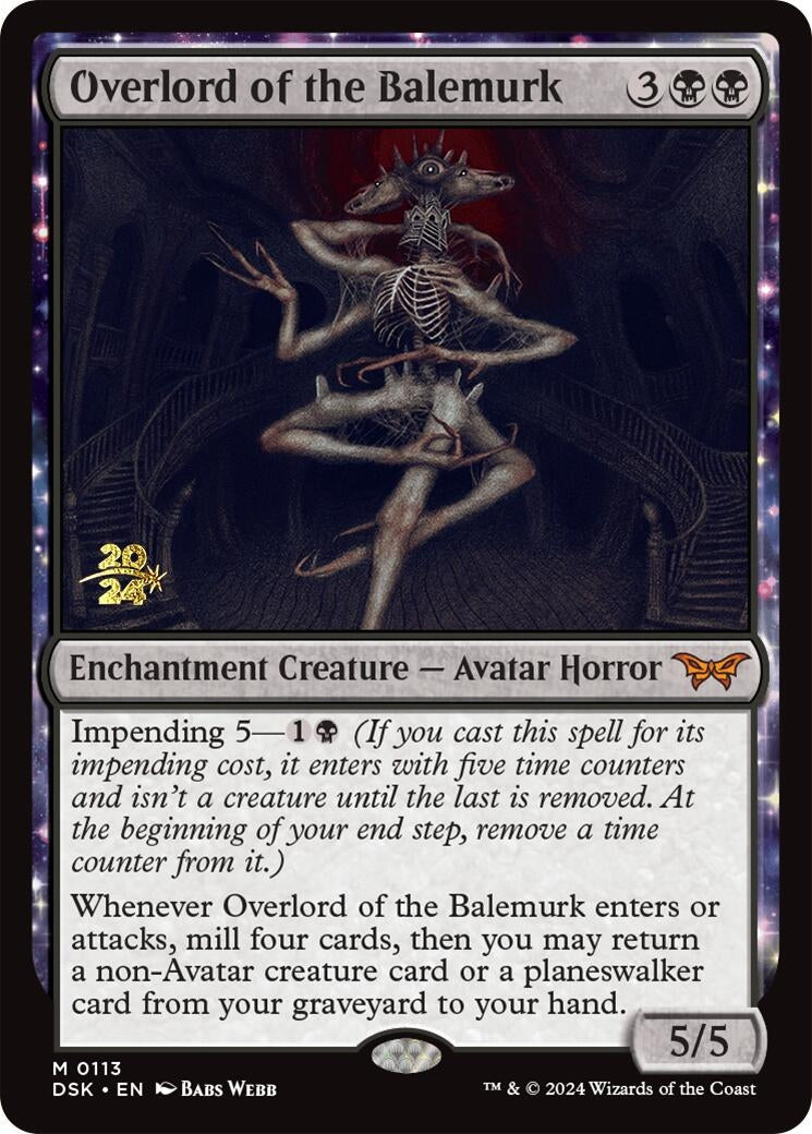 Overlord of the Balemurk (113) [PRE] - MTG Single