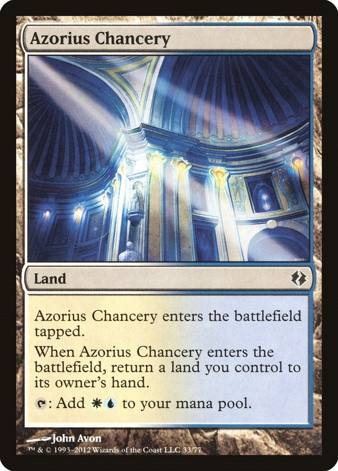 Image for Azorius Chancery (33) (Venser vs. Koth) - Magic: The Gathering
