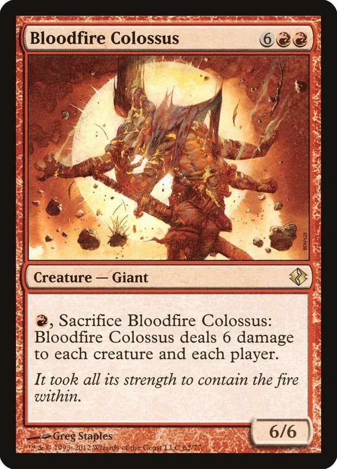 Bloodfire Colossus (62) [DDI] - MTG Single