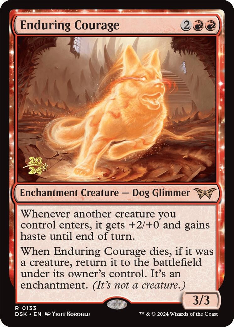 Enduring Courage (133) [PRE] - MTG Single