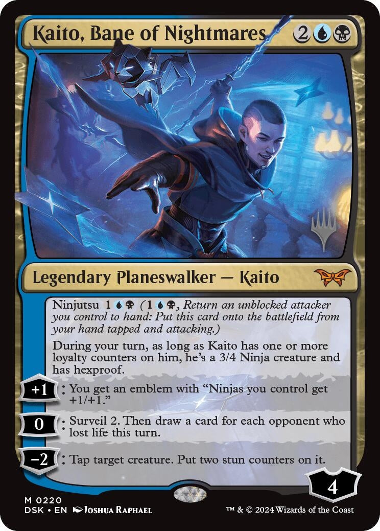 Kaito Bane of Nightmares (220) [PPDSK] - MTG Single