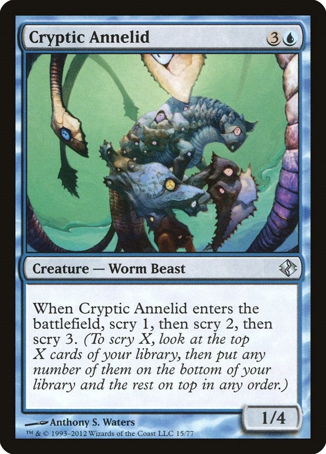 Cryptic Annelid (15) [DDI] - MTG Single