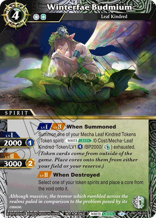 Winterfae Budmium (Store Tournament & Sealed Deck Pack Vol.1) (51) [BSSP] - Battle Spirits Saga Single