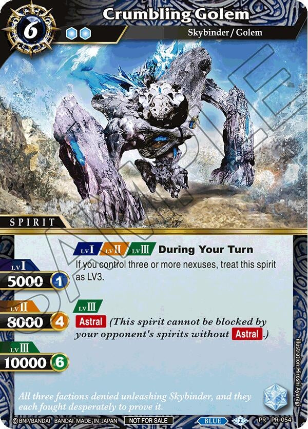 Crumbling Golem (Store Tournament & Sealed Deck Pack Vol.1) (54) [BSSP] - Battle Spirits Saga Single