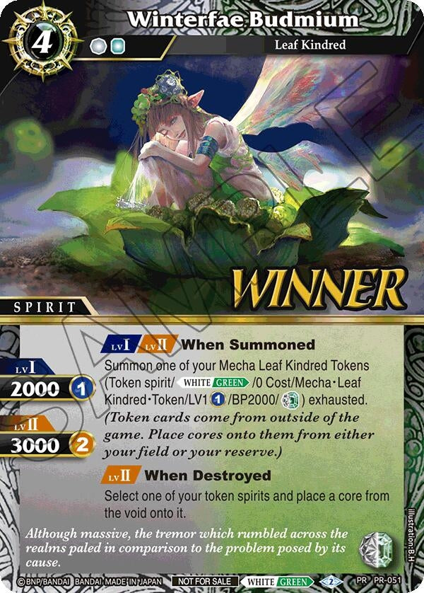Winterfae Budmium (Store Tournament & Sealed Deck Pack Vol.1 -Winner-) (51) [BSSP] - Battle Spirits Saga Single