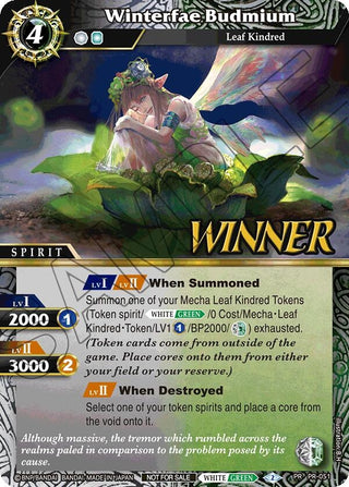 Winterfae Budmium (Store Tournament & Sealed Deck Pack Vol.1 -Winner-) (51) [BSSP] - Battle Spirits Saga Single